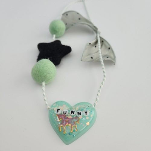 Green Heart Necklace