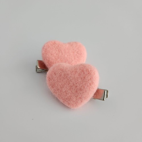 Pink Heart Felt