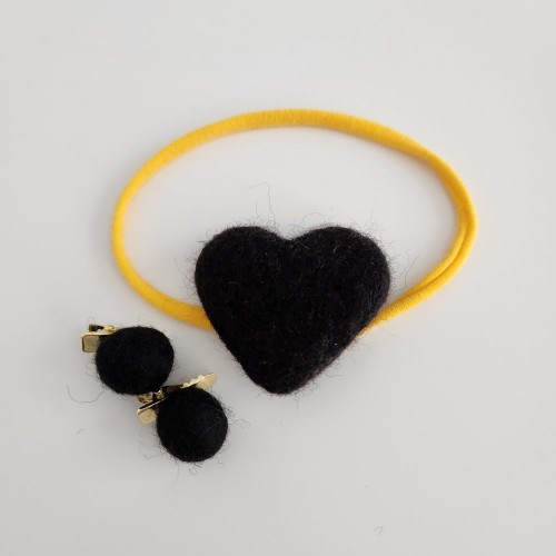 Black Heart Band Set