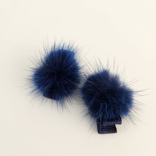 Dark Blue Pompom