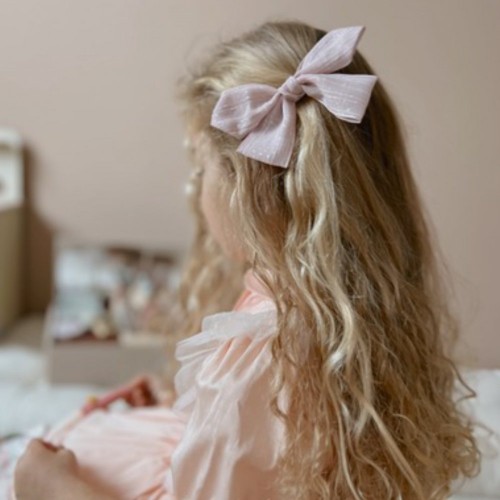 Pink Fabric Hairpin