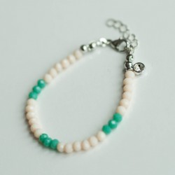 Green & Cream Bracelet 1