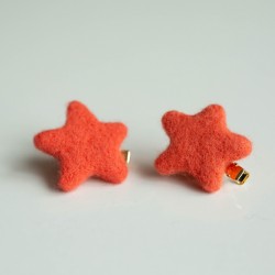 Pomegranate Star Felt