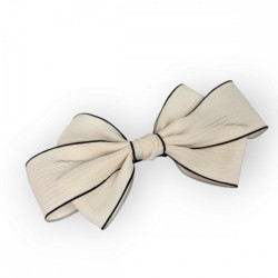 Cream Fabric Hairpin 3