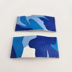 Blue Camouflage Hairpin