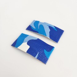 Blue Camouflage Hairpin 3