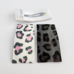 Grey & Pink Leopar Glitters 5