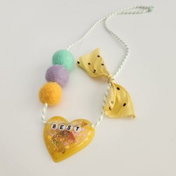 Yellow Heart Necklace 2