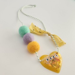 Yellow Heart Necklace 3