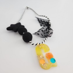 Black Tulle Necklace 3