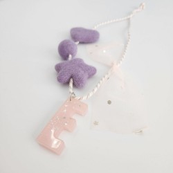 Pink Letter Necklace 3