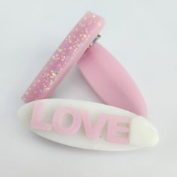 Pink Love Hairpin 2