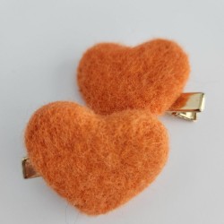 Orange Heart Felt 2