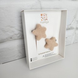 Ecru Star Felt 6