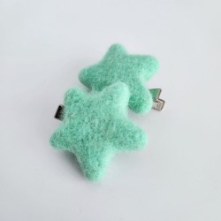 Mint Green Star Felt 4