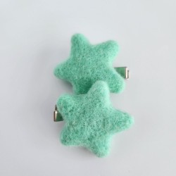 Mint Green Star Felt 2