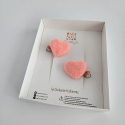 Pink Heart Felt 6