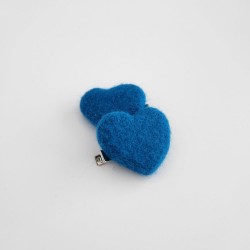 Dark Blue Heart Felt 2