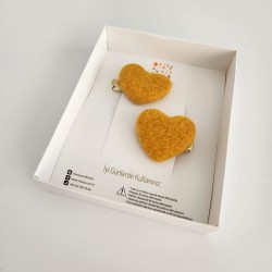 Yellow Heart Felt 5