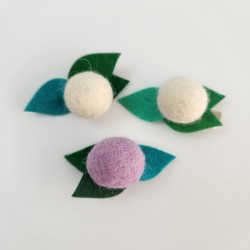 Lilac & White Leafy Felts 2