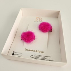 Dark Pink Pompom 4