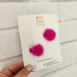 Dark Pink Pompom 5