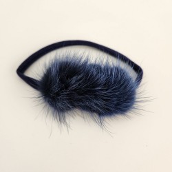 Dark Blue Pompom