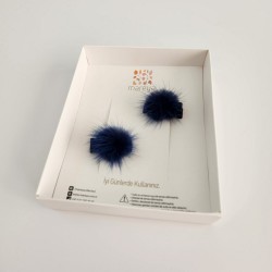 Dark Blue Pompom 5