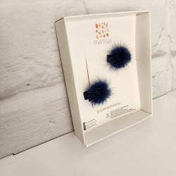 Dark Blue Pompom 6