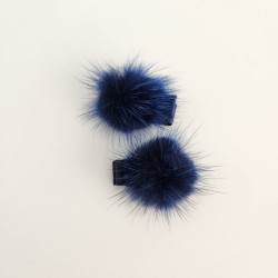 Dark Blue Pompom 3