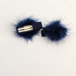 Dark Blue Pompom 4