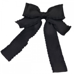 Black Fabric Hairpin 4