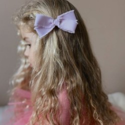 Lilac Fabric Hairpin 2