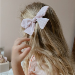 Pink Fabric Hairpin 5