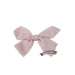 Pink Fabric Hairpin 2