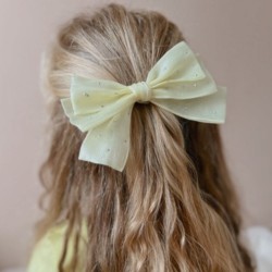 Yellow Fabric Hairpin