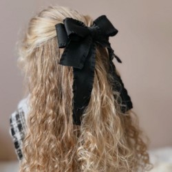 Black Fabric Hairpin 2