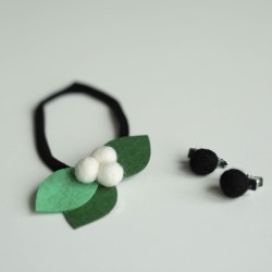 White Flower Band Set 3