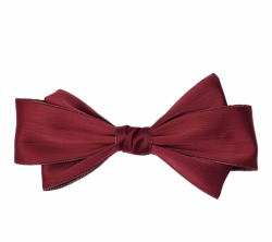 Burgundy Fabric Hairpin 2