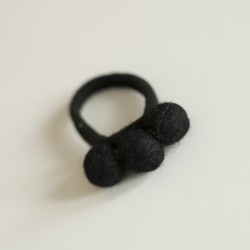 Three Black Elastic 1