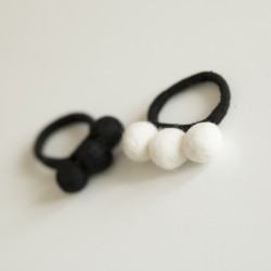 Black & White Elastic Set 2