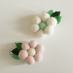 Pink & White Flower Felts 1